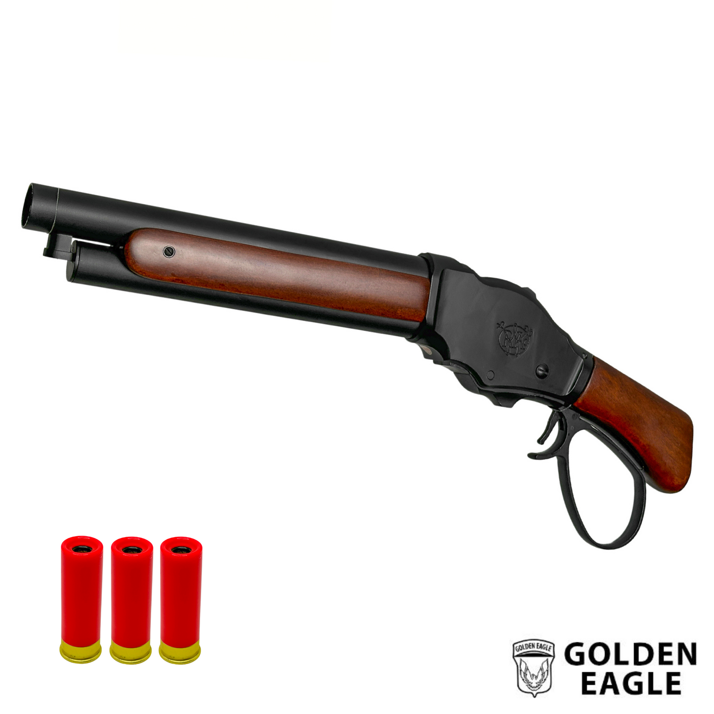 Golden Eagle Real Wood 8701W Unterhebel-Schrotflinte – Gel Blaster