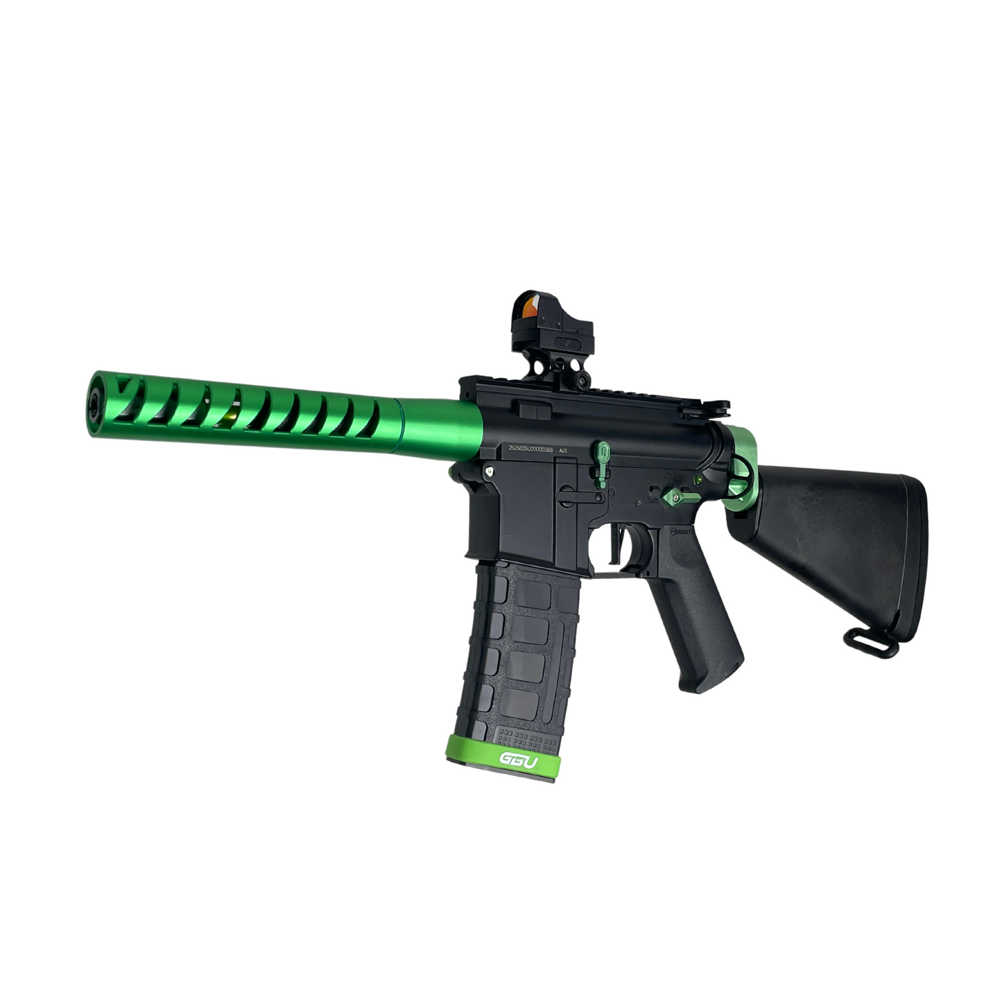 „Mint Mayhem“ Comp GBG Custom – Gel Blaster (Metall)