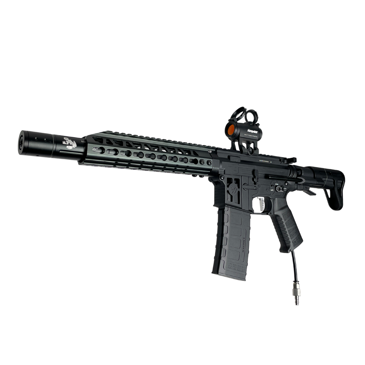„Pressure Punch“ MilSim/Speedball HPA Custom – Gel Blaster (Metall)