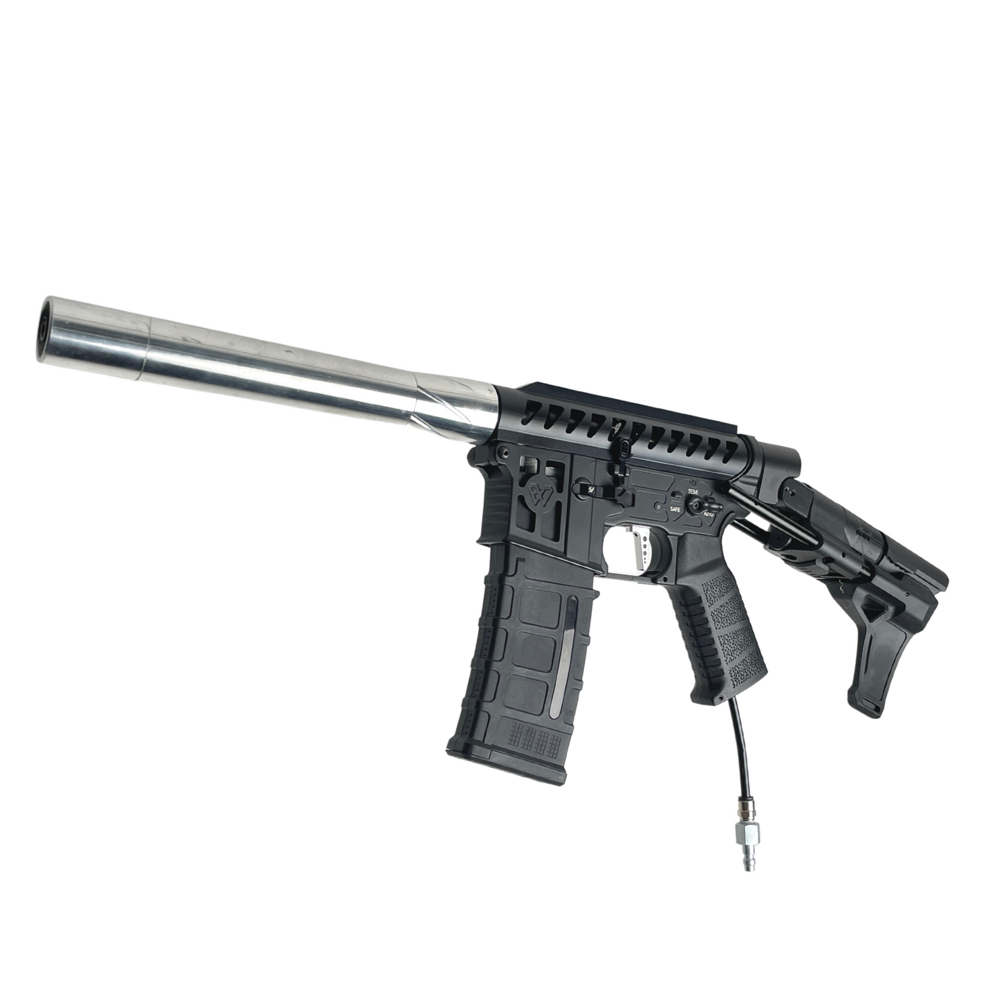 „Lean Back“ Ultra-lite Speedball HPA Custom Kit – Gel Blaster (Metall)