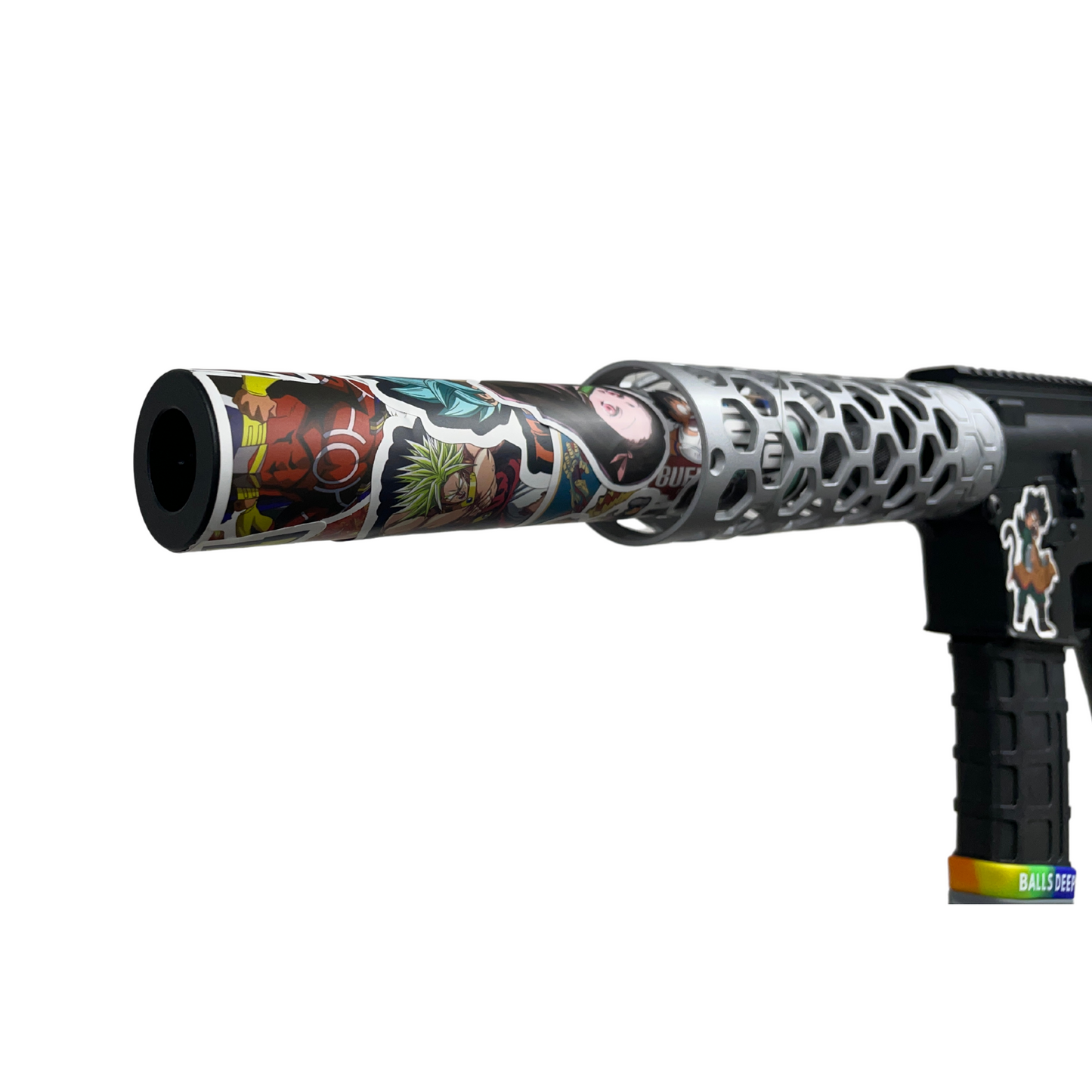 „Anime Sticker Bomb“ GBG Custom – Gel Blaster (Metall)