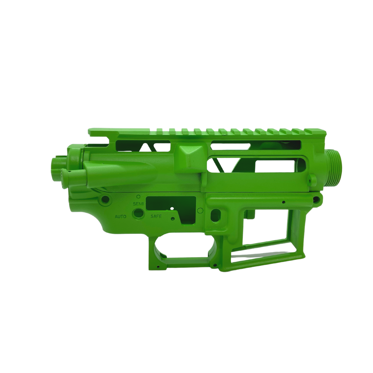 Kundenspezifisch lackierter CNC-V2-Empfänger „Hulk Green“ für Gel Blaster