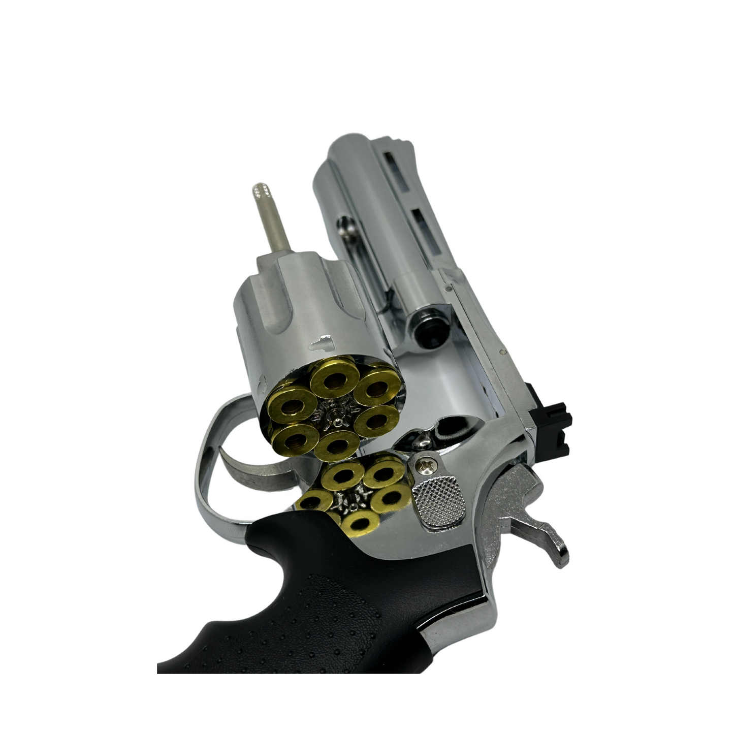 Chrome Bullnose .357 Green Gas Revolver – Gel Blaster
