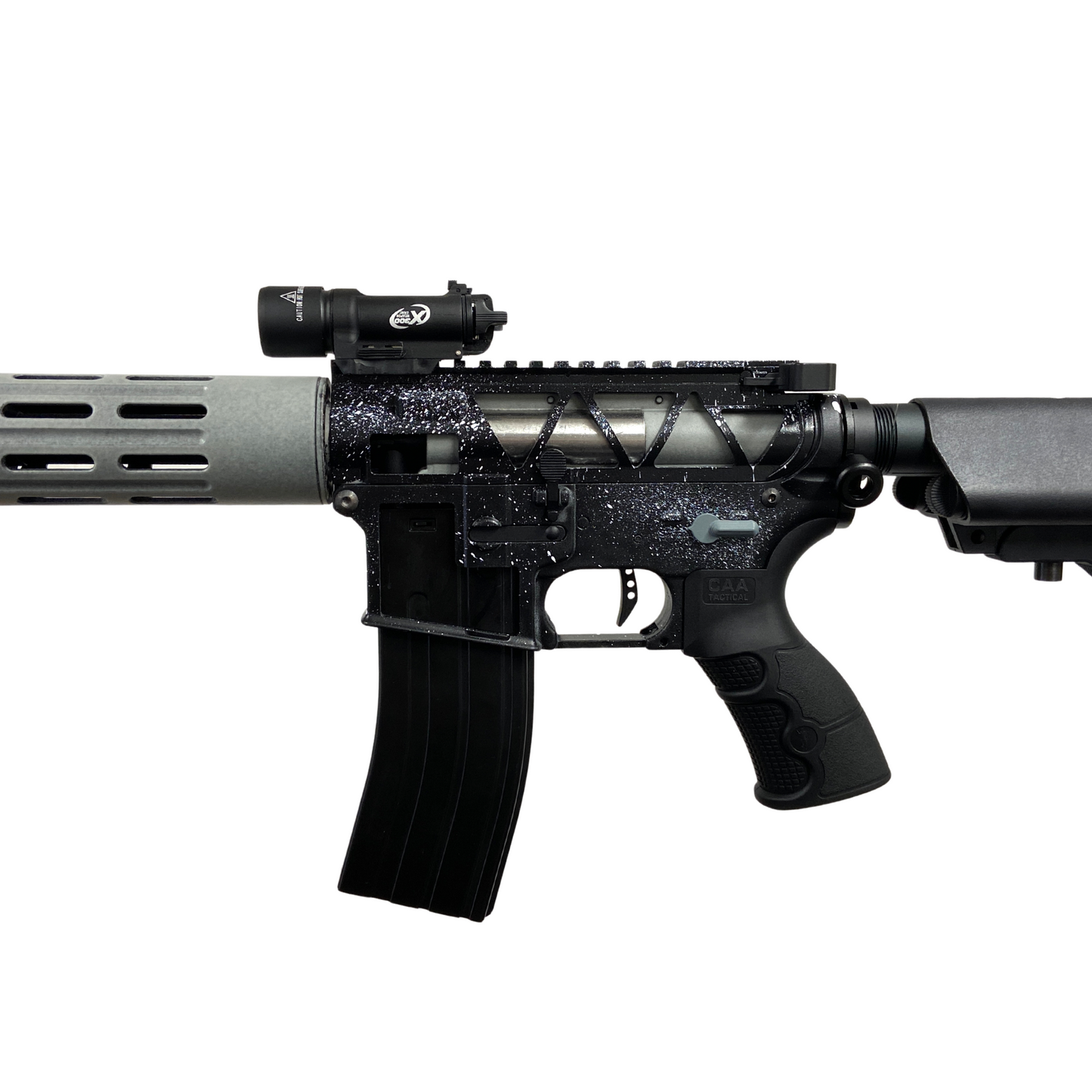 „Glow M4“ GBG Custom – Gel Blaster (Metall)