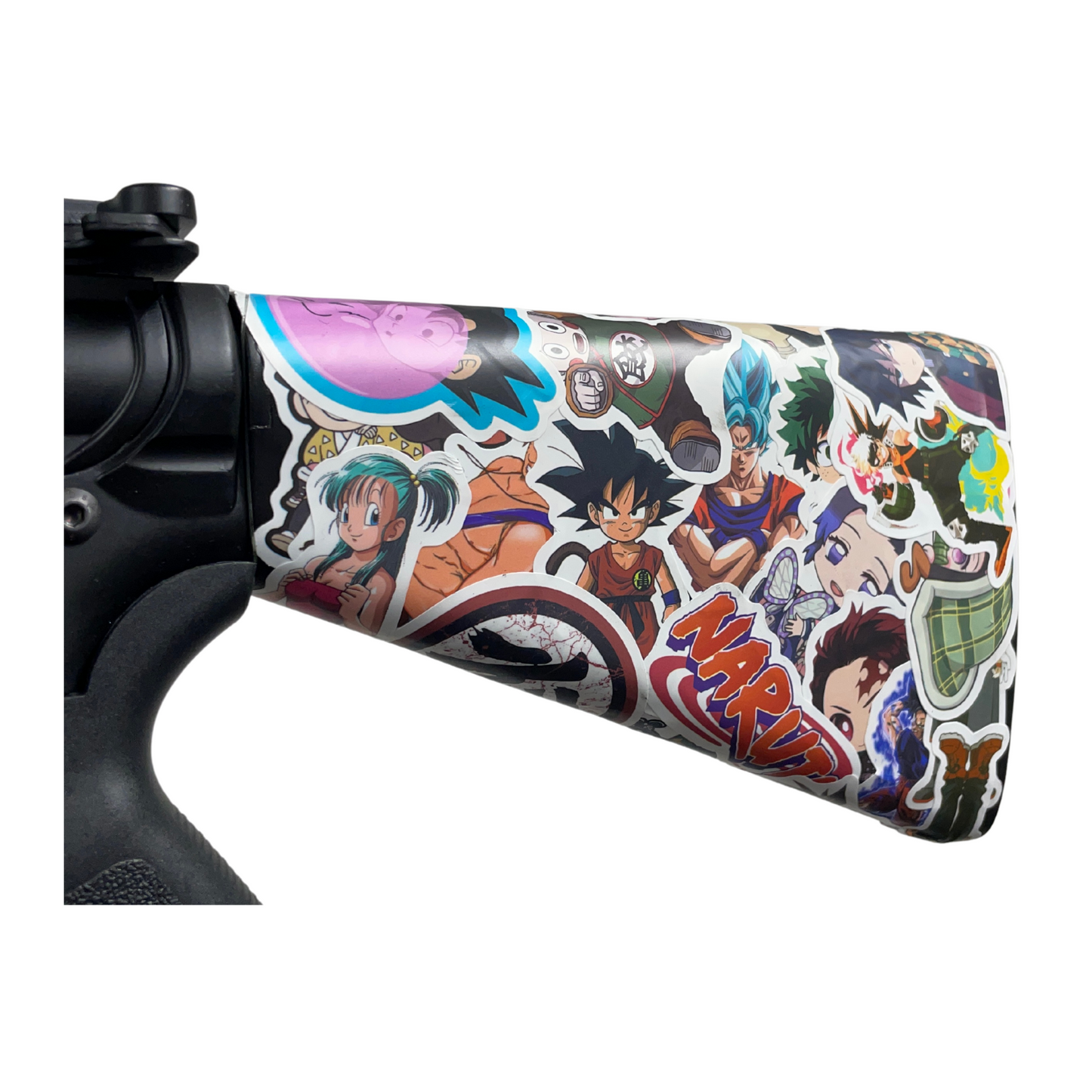 „Anime Sticker Bomb“ GBG Custom – Gel Blaster (Metall)