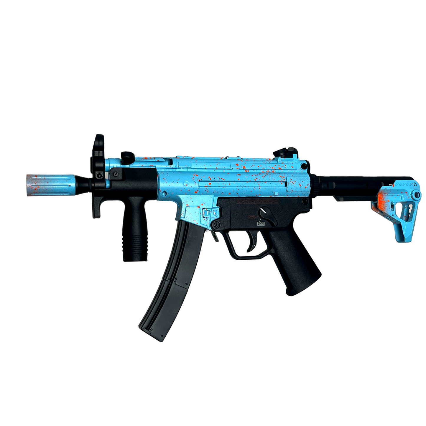 „Baby Blue“ Green Gas MP5K – Gel Blaster