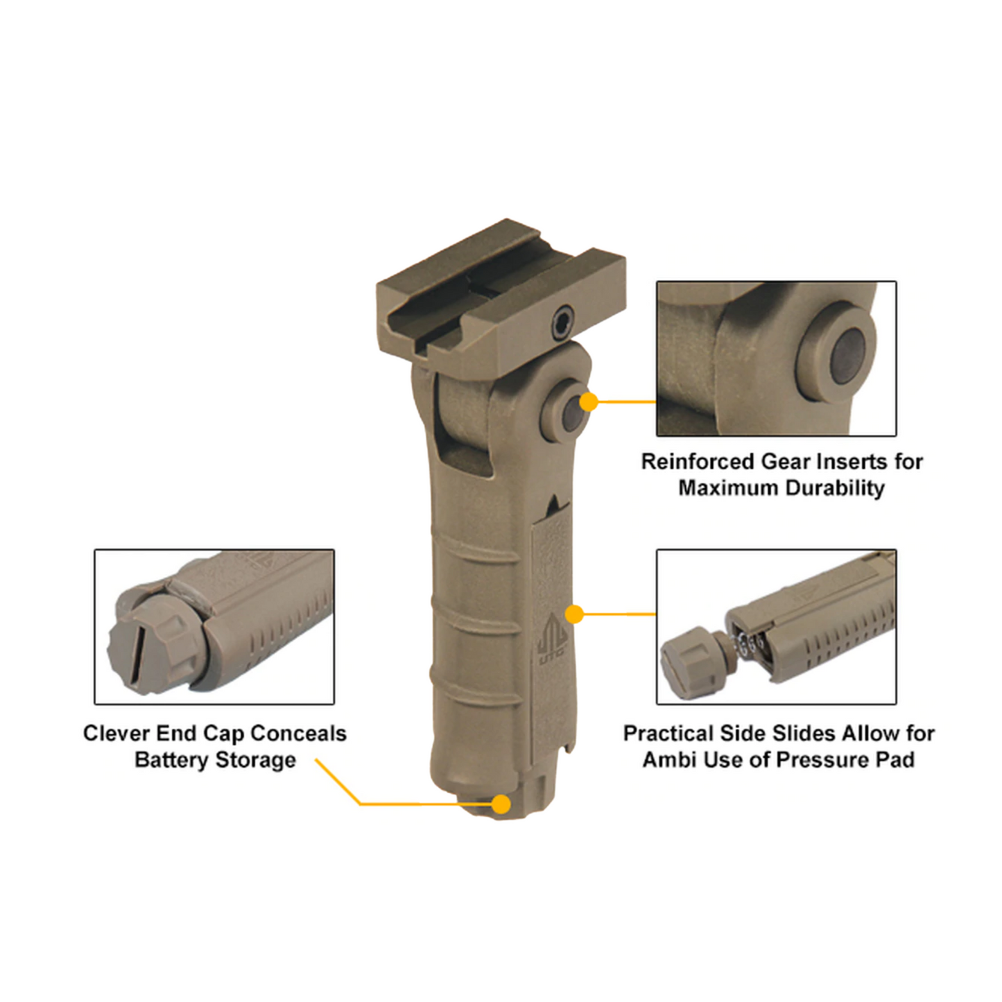 UTG Beidhändiger ergonomischer Vordergriff