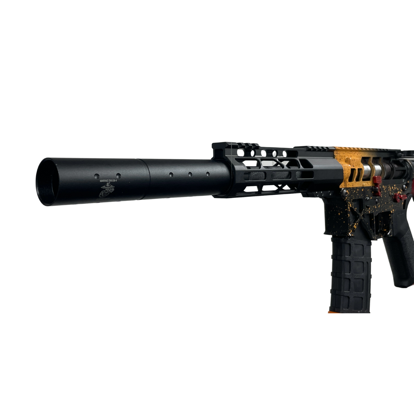 „Sunburst“ GBG Custom – Gel Blaster (Metall)