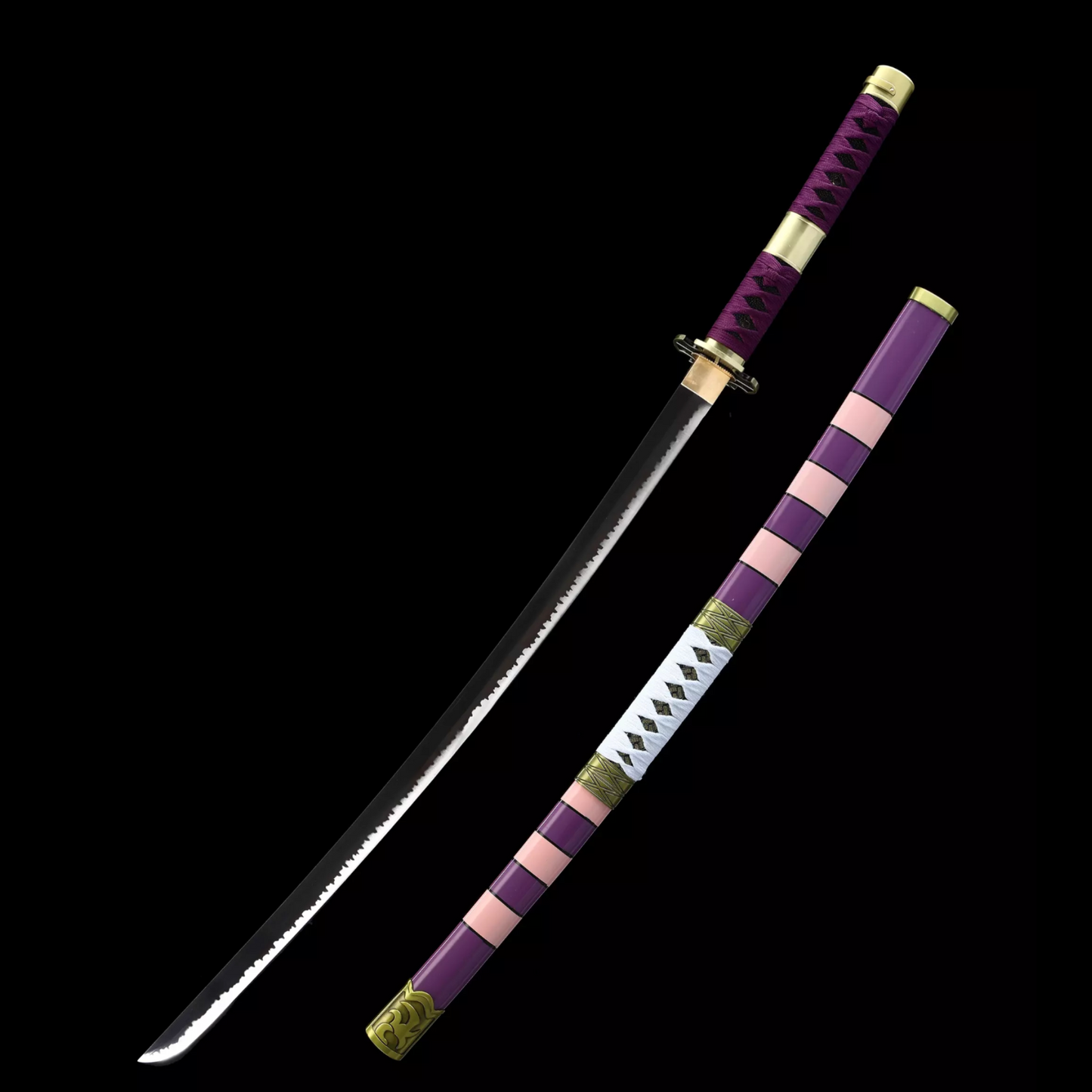 One Piece „Roronoa Zoro“ Sandai Kitetsu Schwert (lila Version)