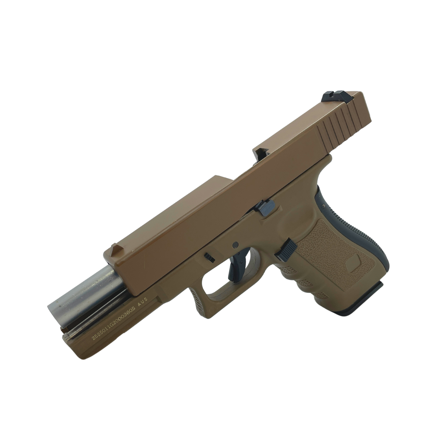 „Tan Commando“ G18 Gas Blowback (Metall) – Gel Blaster