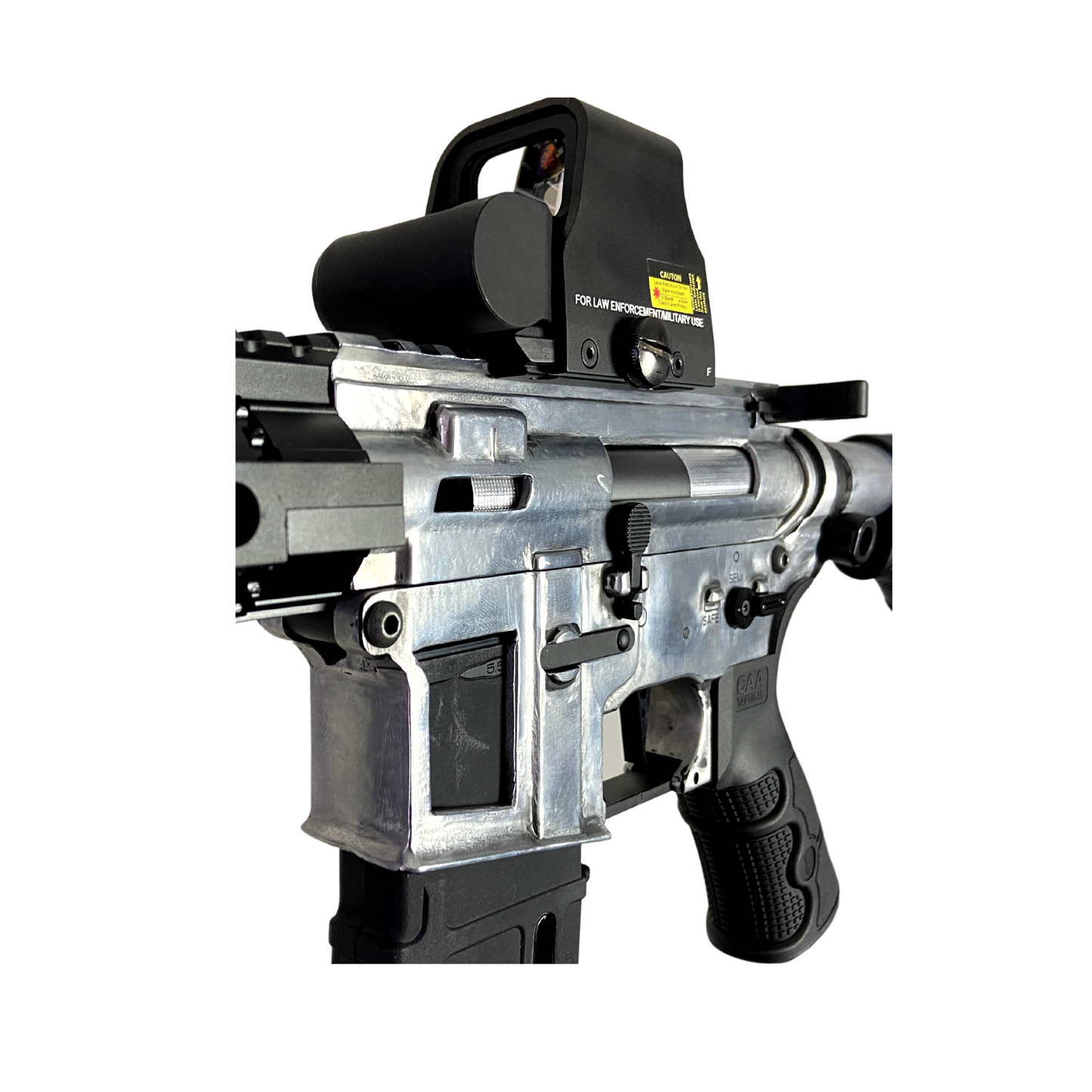 „M4 Raw“ GBG (Battle-Worn) Custom – Gel Blaster (Metall) (1 von 1)