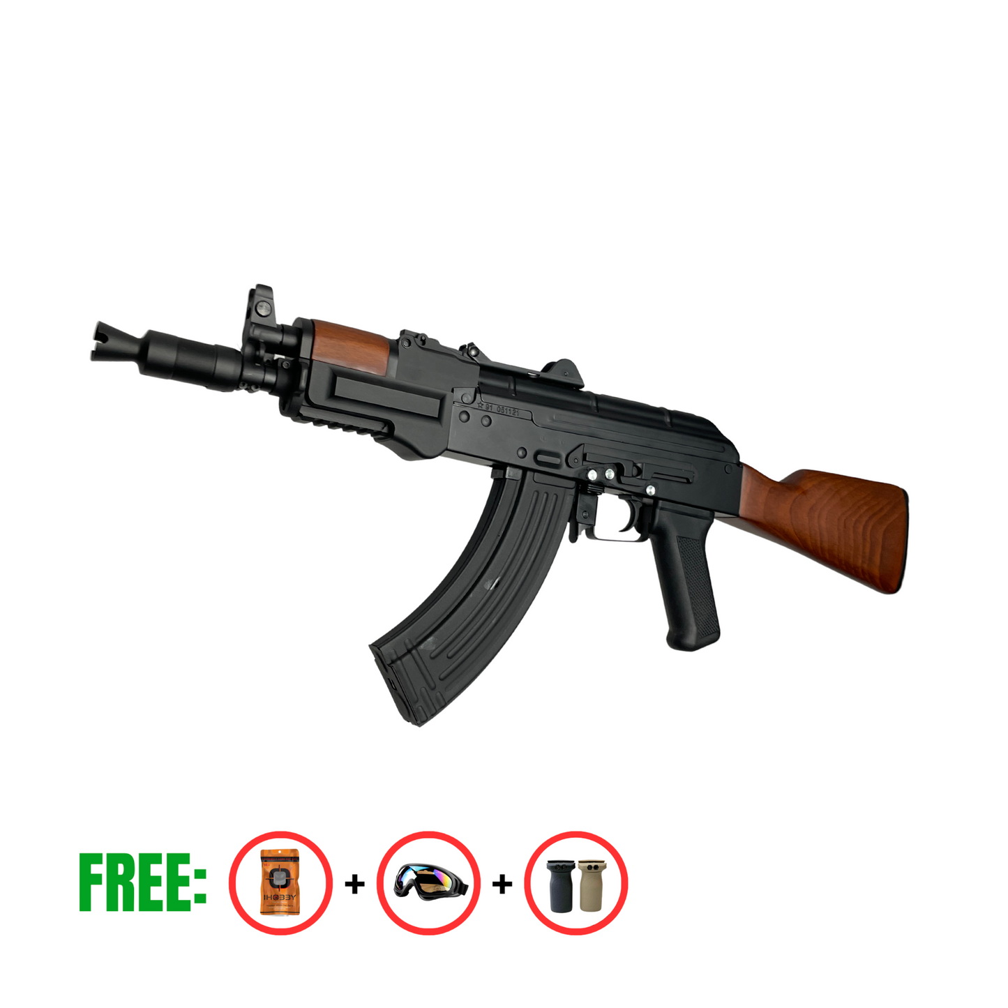 Double Bell AK-47 DRACO – Gel Blaster (Metall/Echtholz)