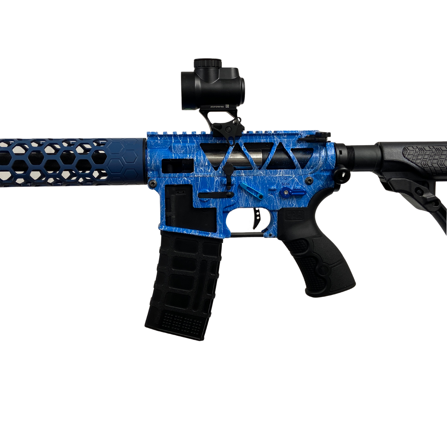 „Blue Crush“ GBG Custom – Gel Blaster (Metall)