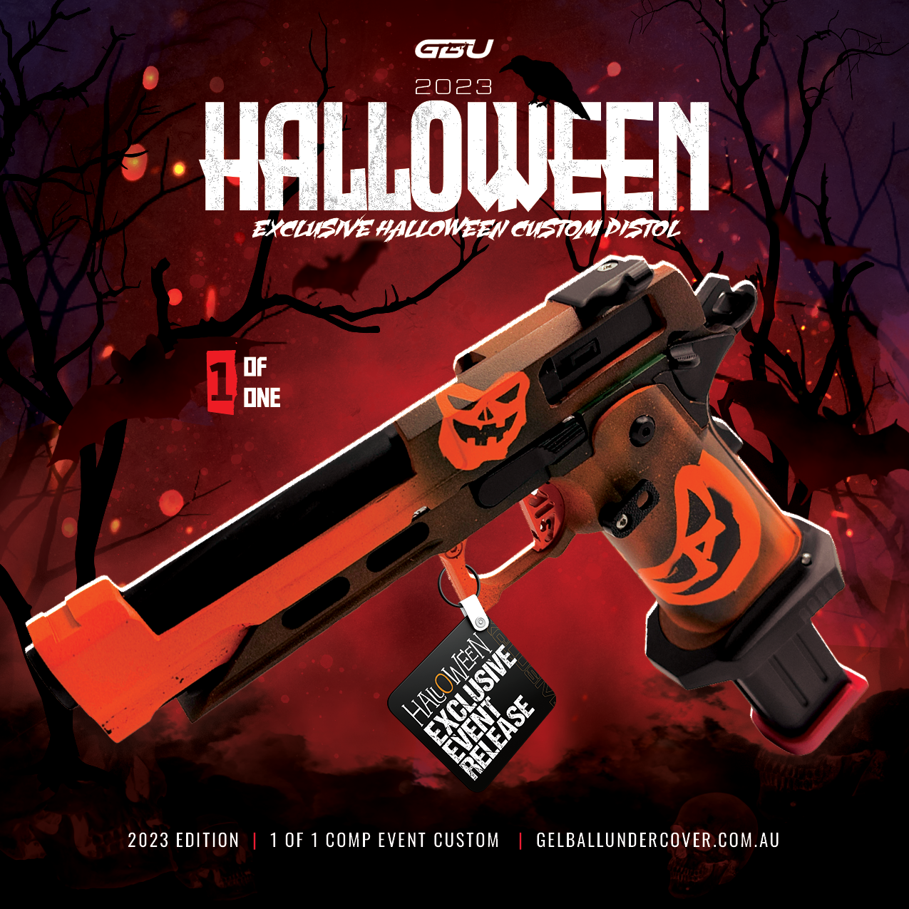 „Halloween 2023 Event“ 1 von 1 Competition Custom 5.1 Hi-Capa – Gel Blaster (Metall)