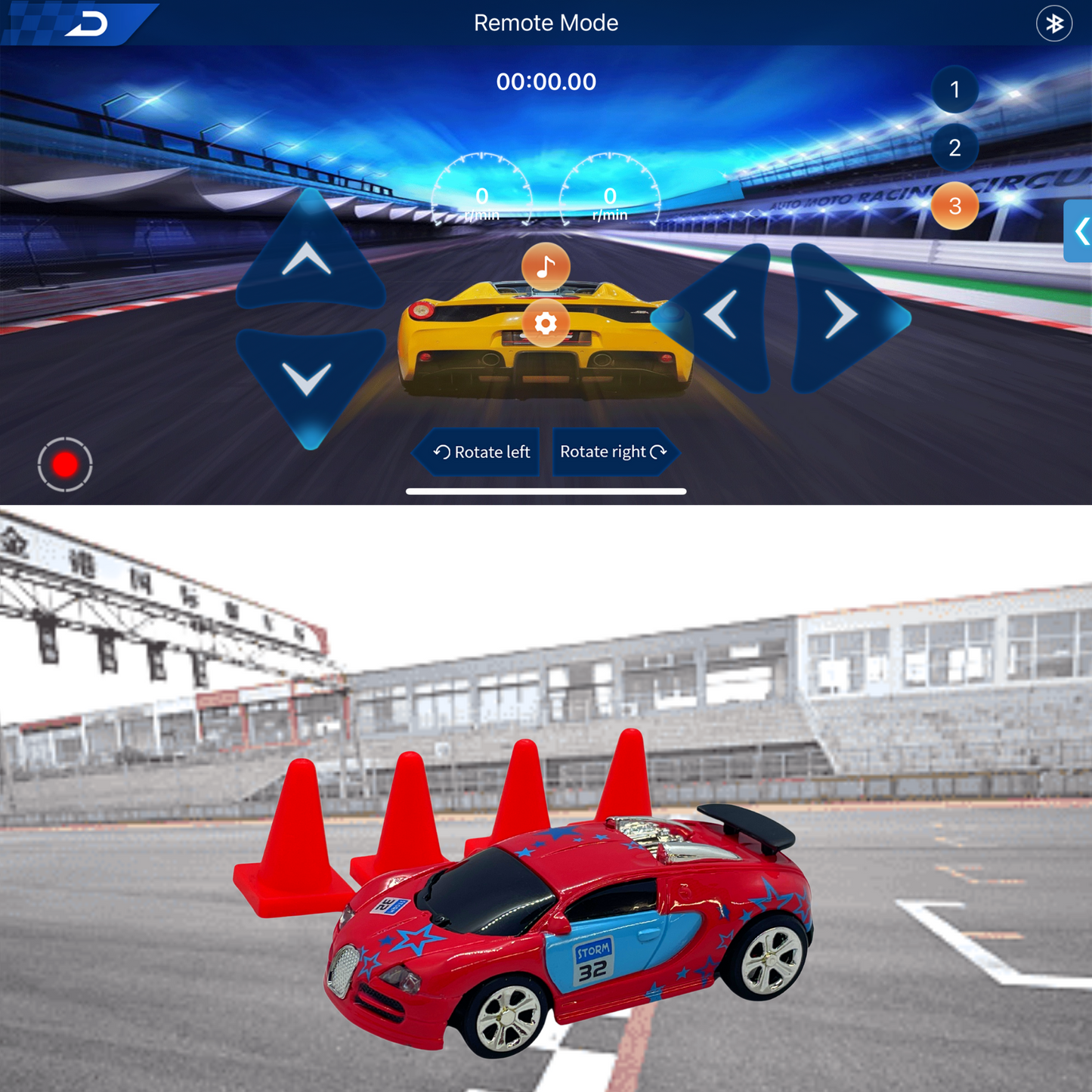 Code Mini RC Rennwagen 2.4G (Bluetooth/App)