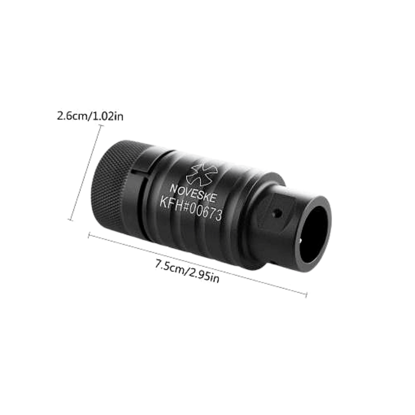 Noveske Flaming Pig Schalldämpfer 19 mm