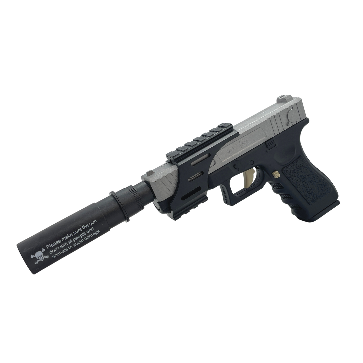 PROP FX Manuelle Metallschlitten-Glock – Gel-Blaster