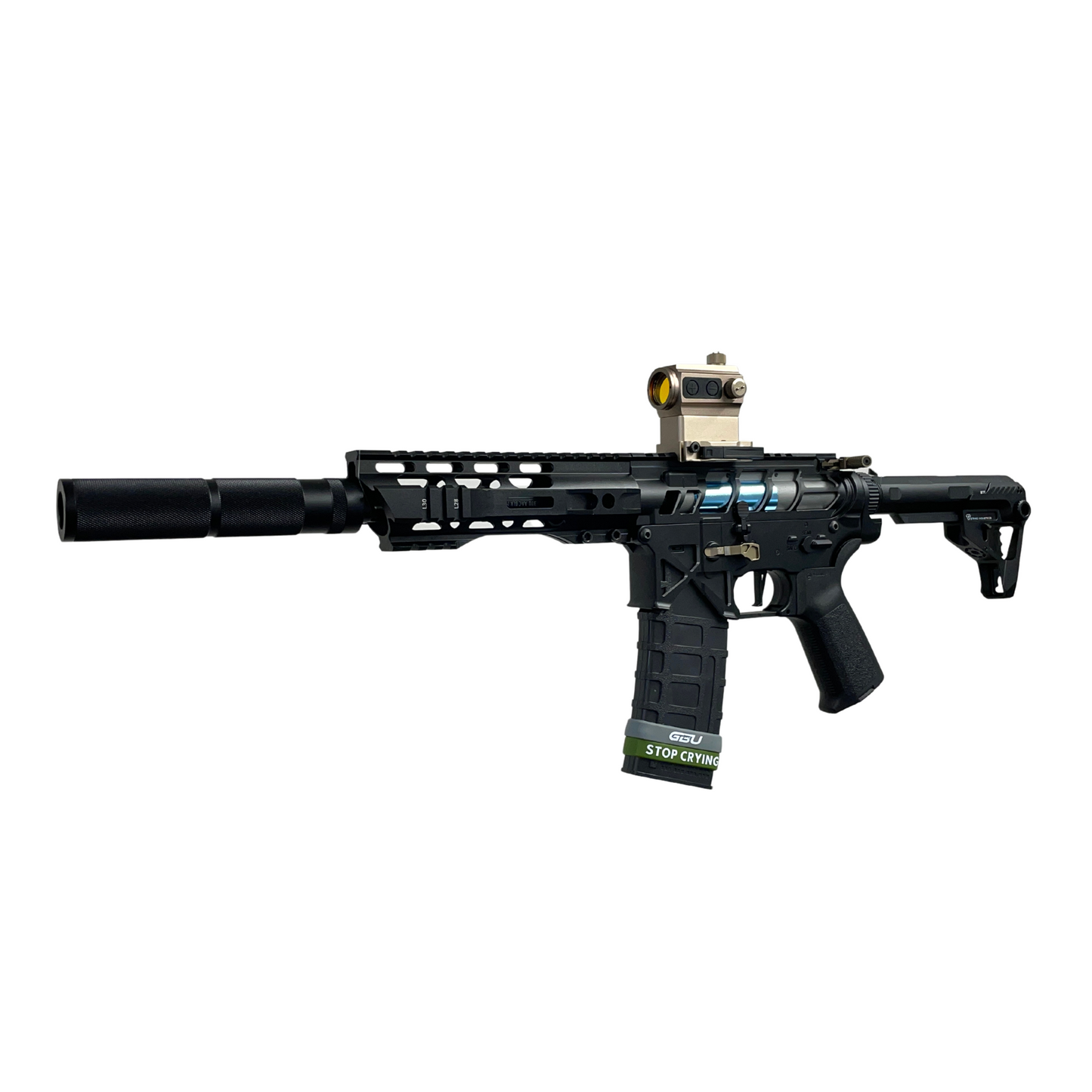 „Champagne Papi“ GBG Custom – Gel Blaster (Metall)