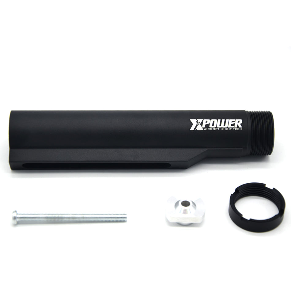 X Power Alloy V2 Pufferrohr (Schwarz)