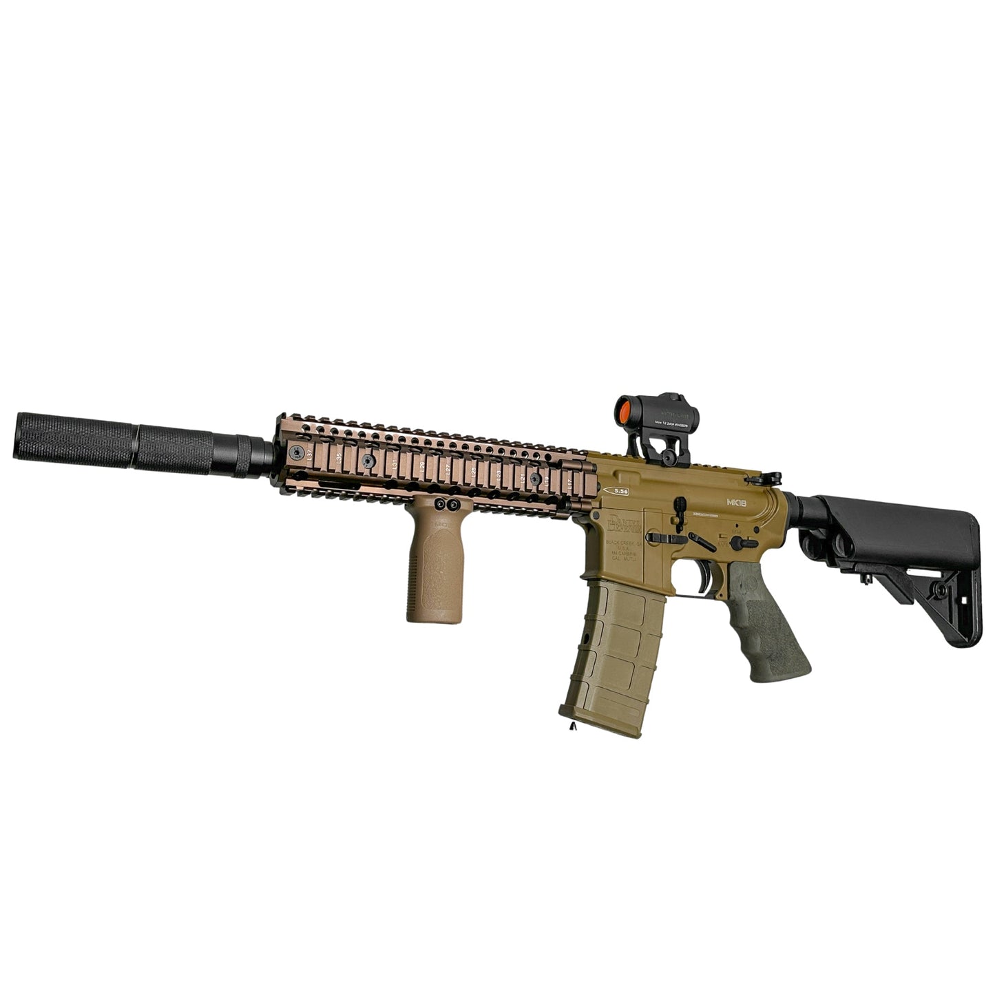 MK18 Front Liner GBBR Golden Eagle MOD1 Daniel Defense Marksman GBBR - Gel Blaster