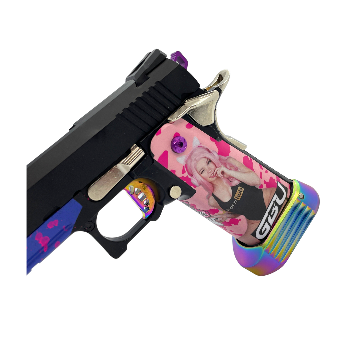 Kundenspezifische „Delphine“ 1 von 1 G/E Hi-Capa 4.3 Gaspistole – Gel Blaster