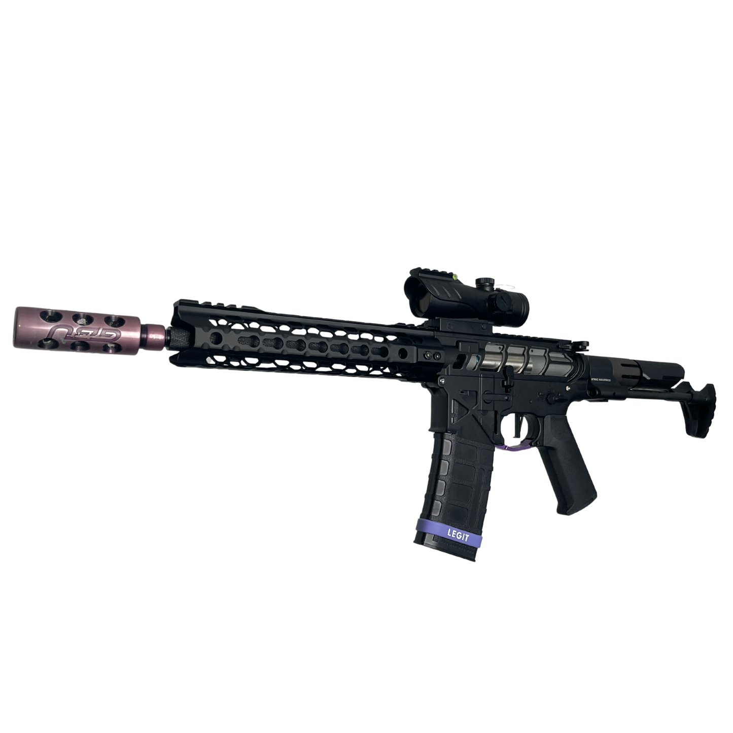 Kundenspezifischer „Chinchilla“ M4 Tactical (Metall) Gel Blaster