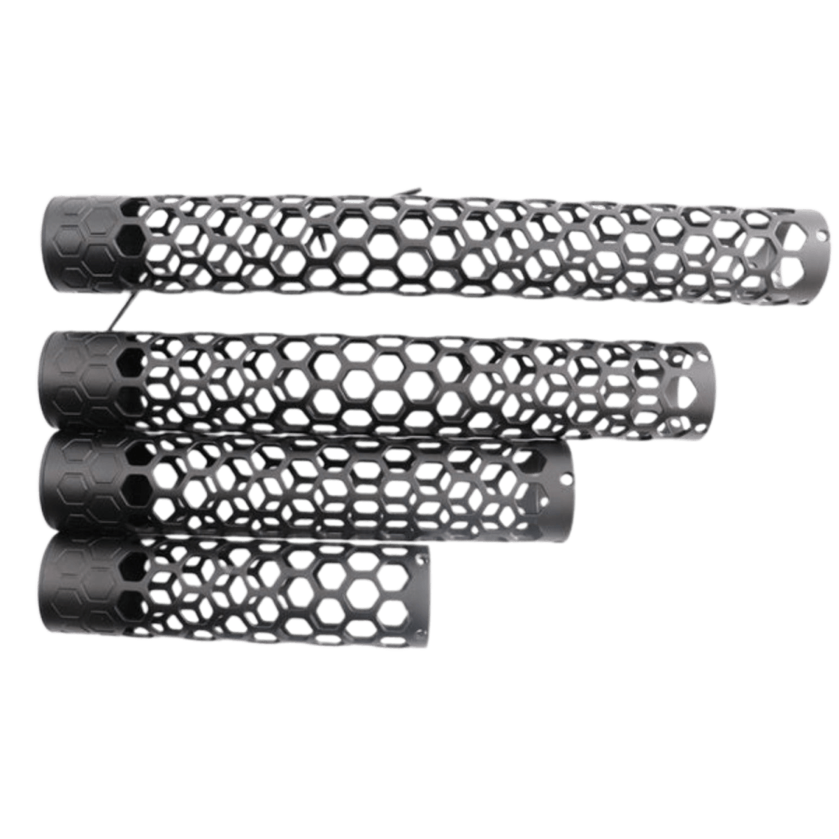 12" Alloy Hex Speed Handschutz - Schwarz