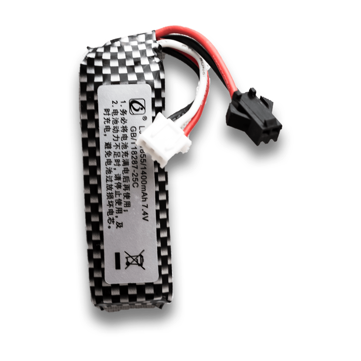 1400 mAh 7,4 V Lithiumbatterie