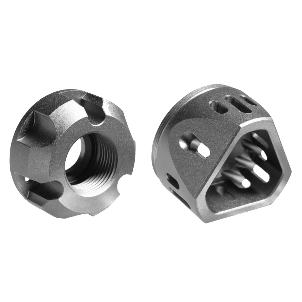 ACETECH Brighter CS M14- Muzzle Cap & Front Cap (Black & Black) - Tactical Edge Hobbies