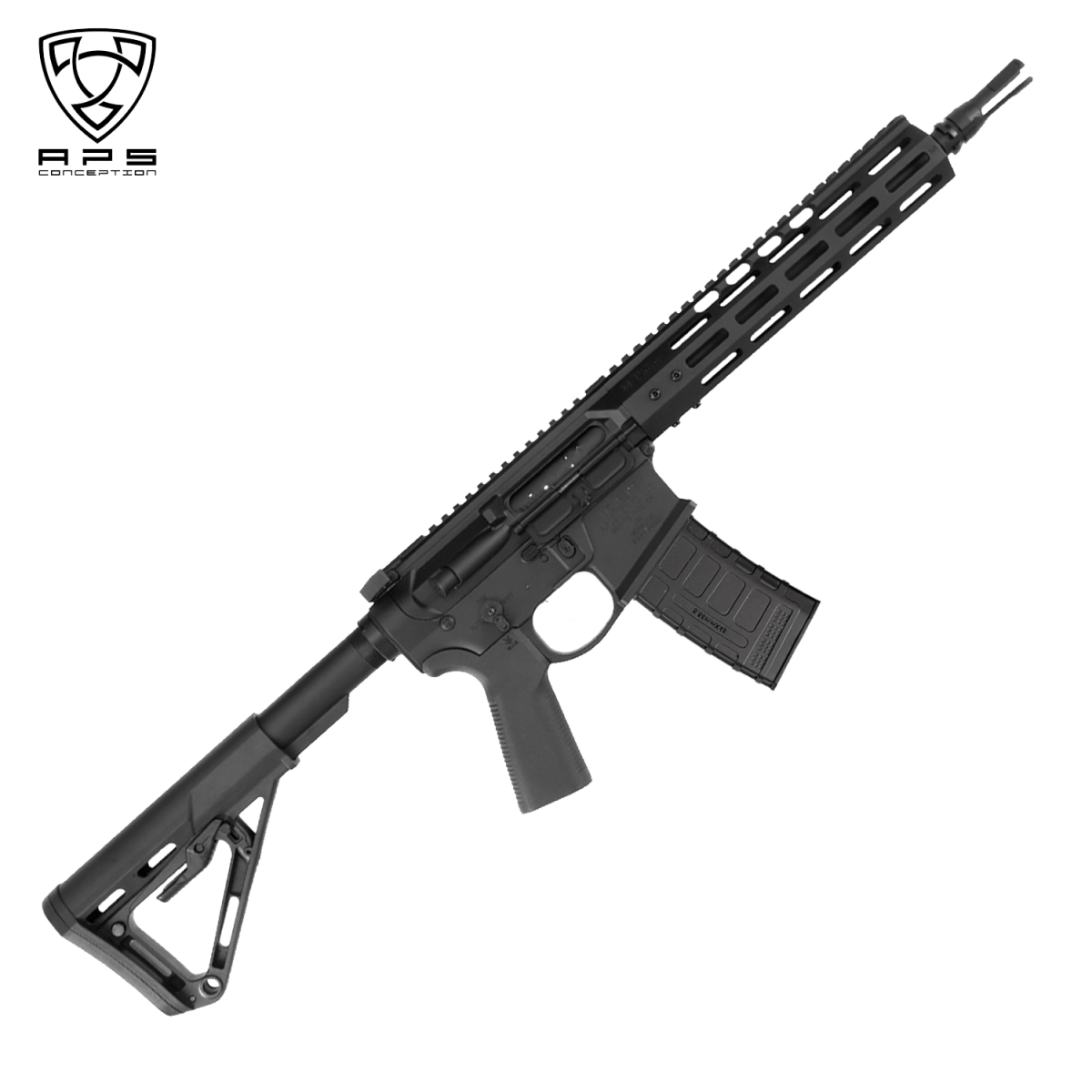 APS Noveske 10,5" Gen 4 Shorty Schwarz mit Edge II-Getriebe