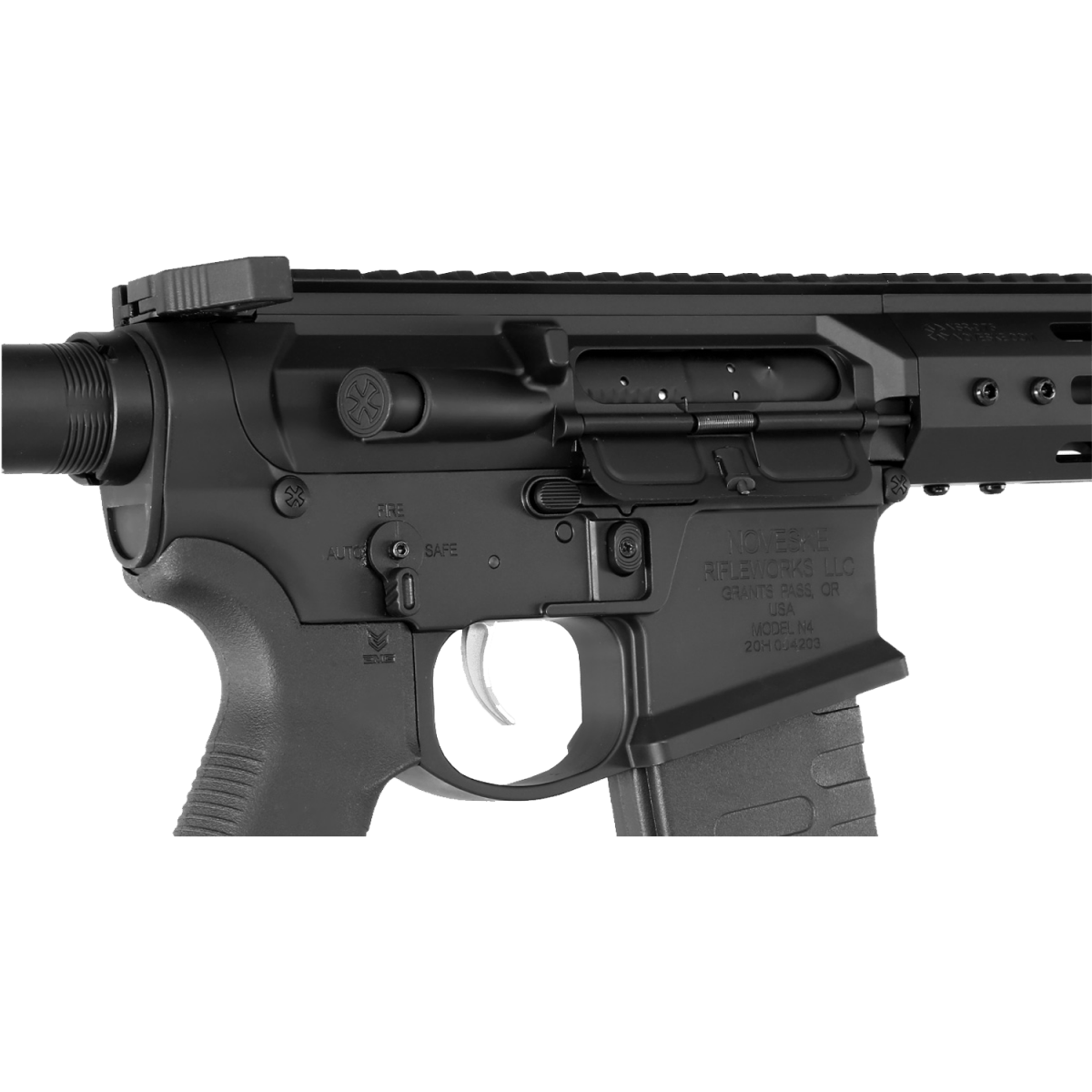 APS Noveske 10,5" Gen 4 Shorty Schwarz mit Edge II-Getriebe