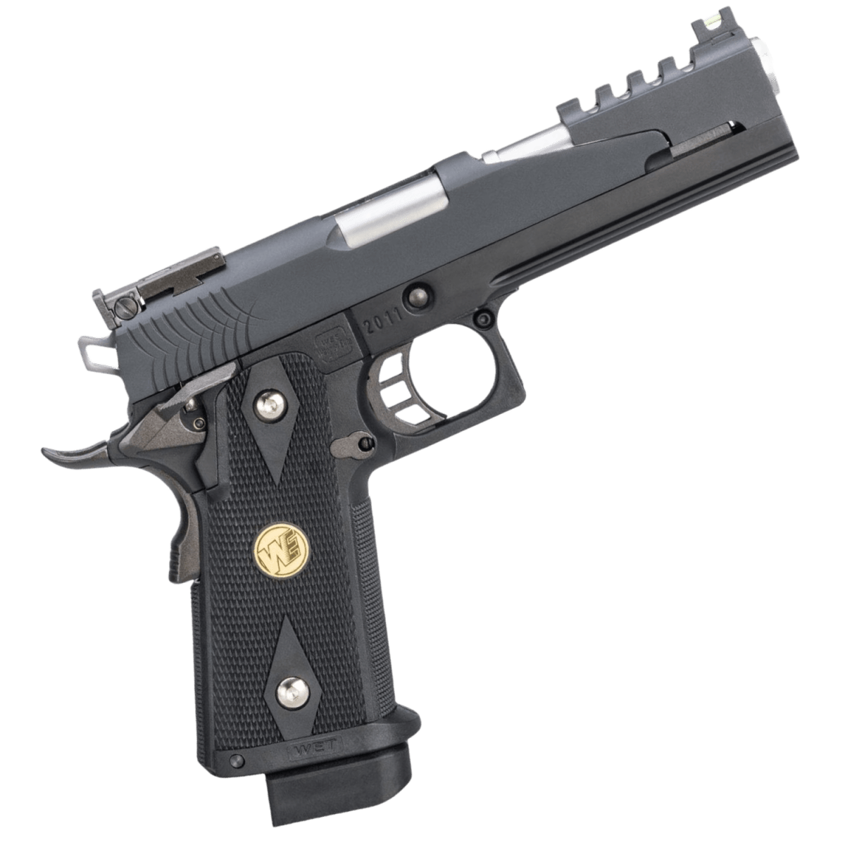 „Black Dragon“ WE-Tech Full Auto Competition Series Hi-Capa Gas Blowback Gel Blaster Pistole