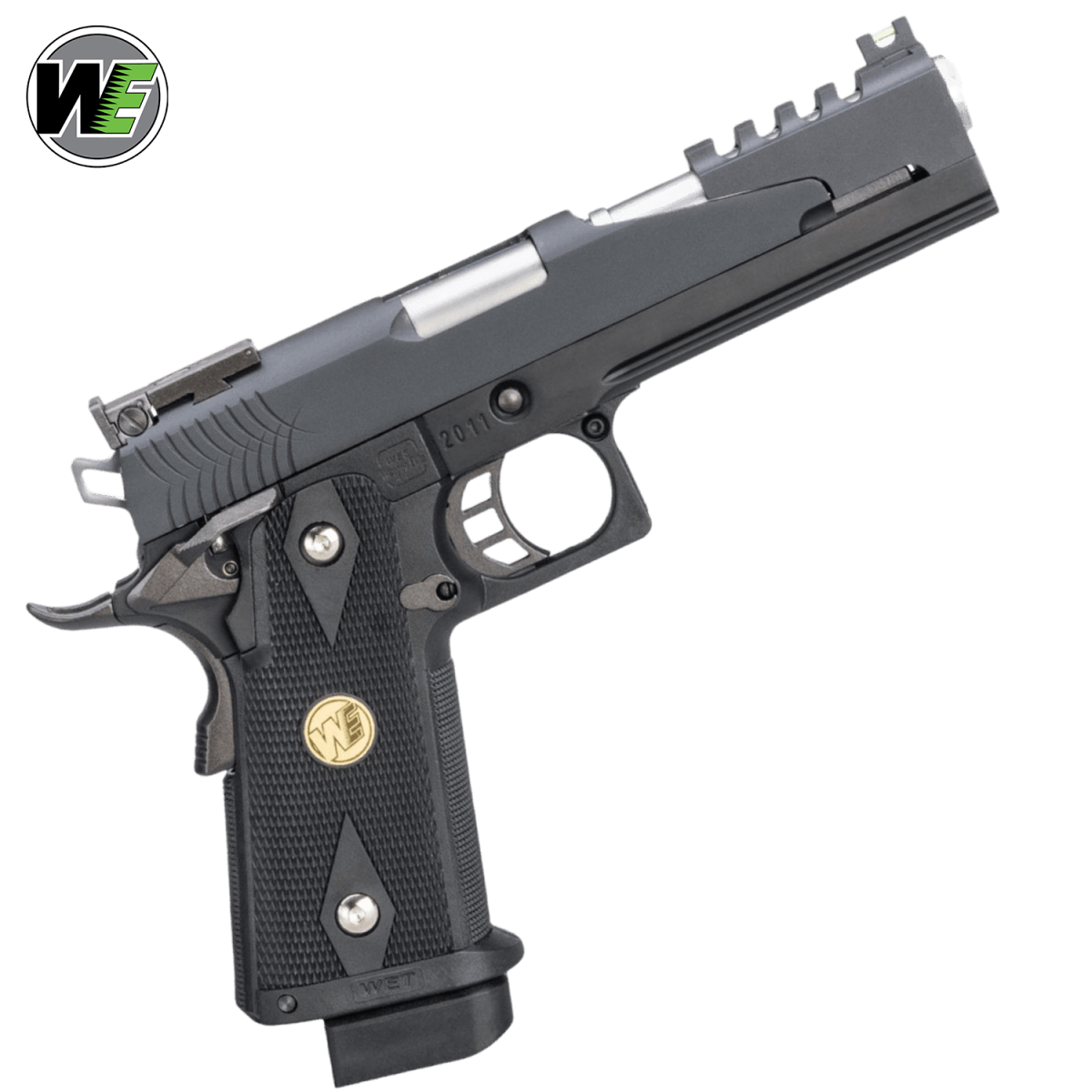 „Black Dragon“ WE-Tech Full Auto Competition Series Hi-Capa Gas Blowback Gel Blaster Pistole