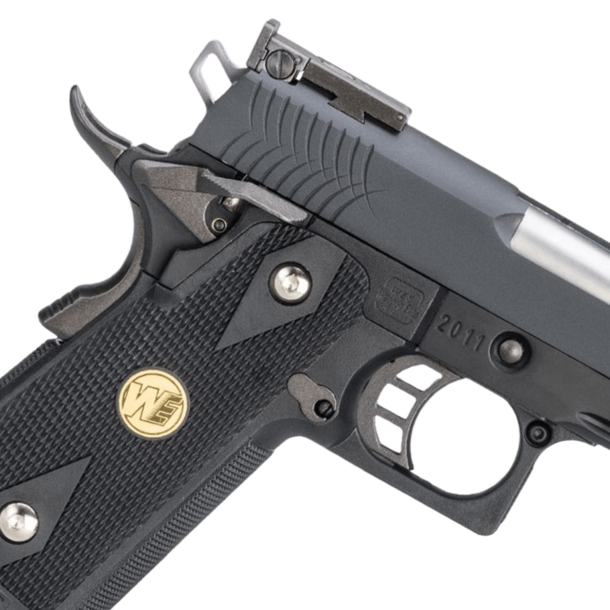 „Black Dragon“ WE-Tech Full Auto Competition Series Hi-Capa Gas Blowback Gel Blaster Pistole
