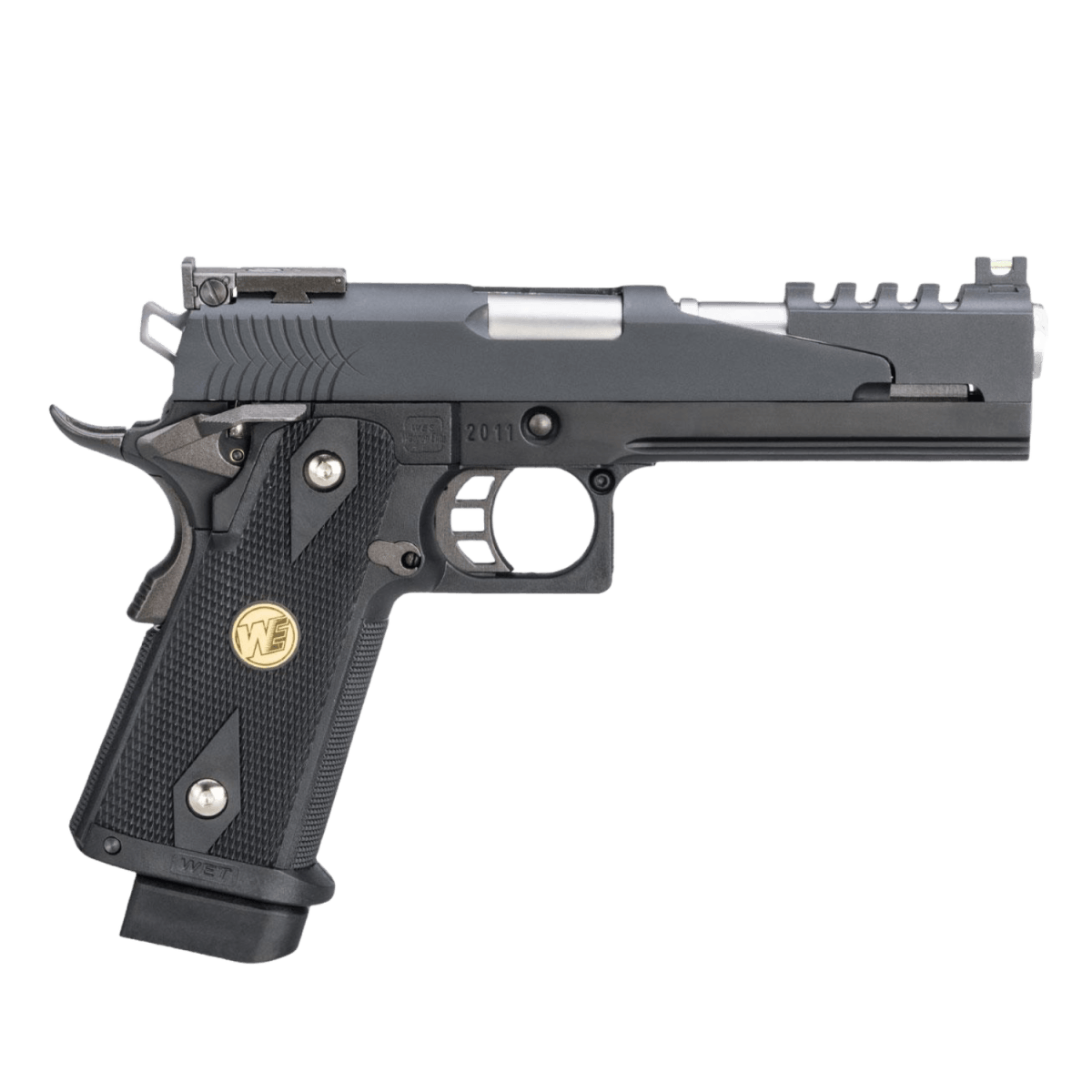 „Black Dragon“ WE-Tech Full Auto Competition Series Hi-Capa Gas Blowback Gel Blaster Pistole