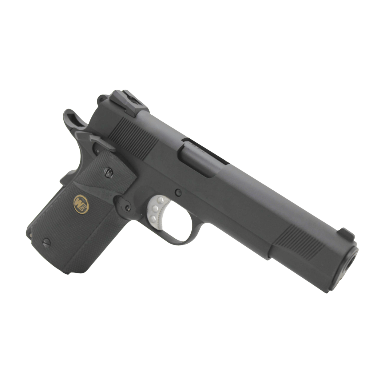 „CQB Master“ WE Tech 1911 MEU Gelsoft Gas Blowback Pistole – schwarze Version