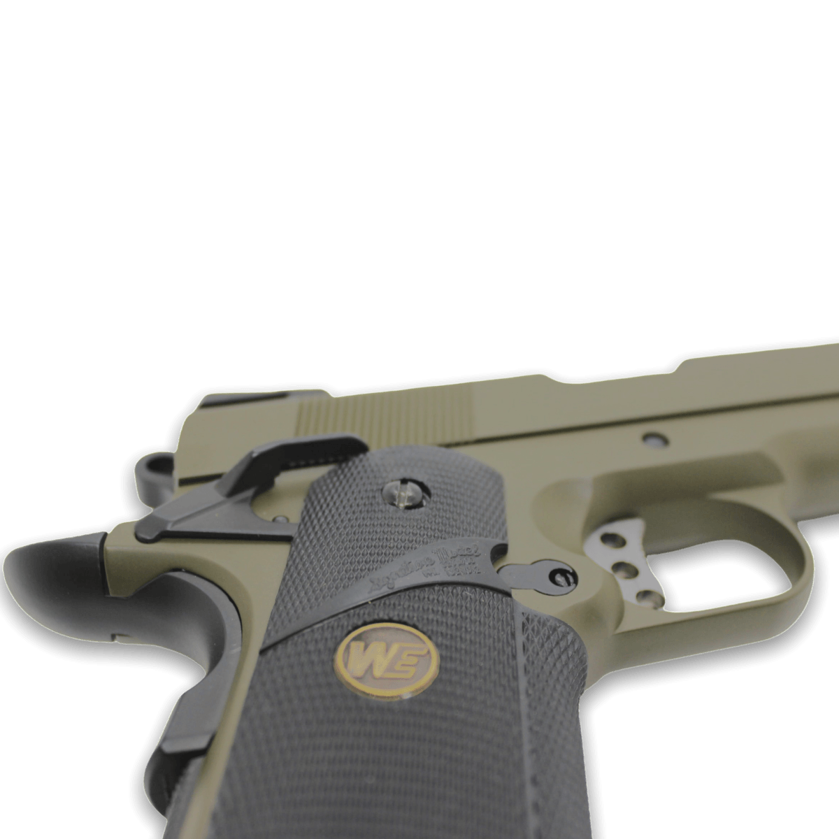 „CQB Master“ WE Tech 1911 MEU Gelsoft Gas Blowback Pistole – Olive Drab Version