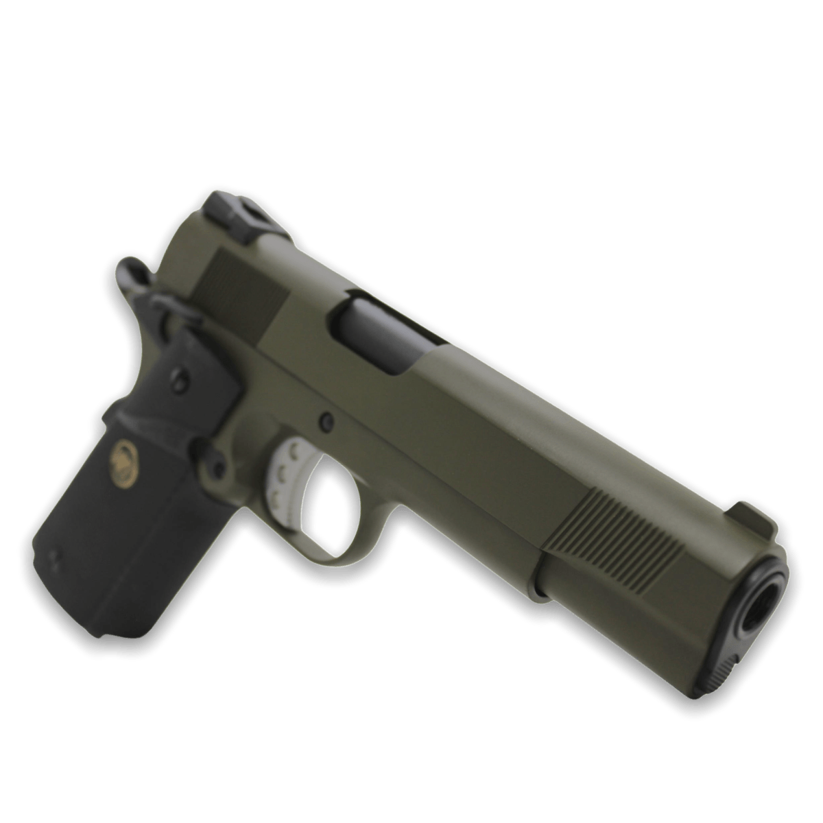 „CQB Master“ WE Tech 1911 MEU Gelsoft Gas Blowback Pistole – Olive Drab Version