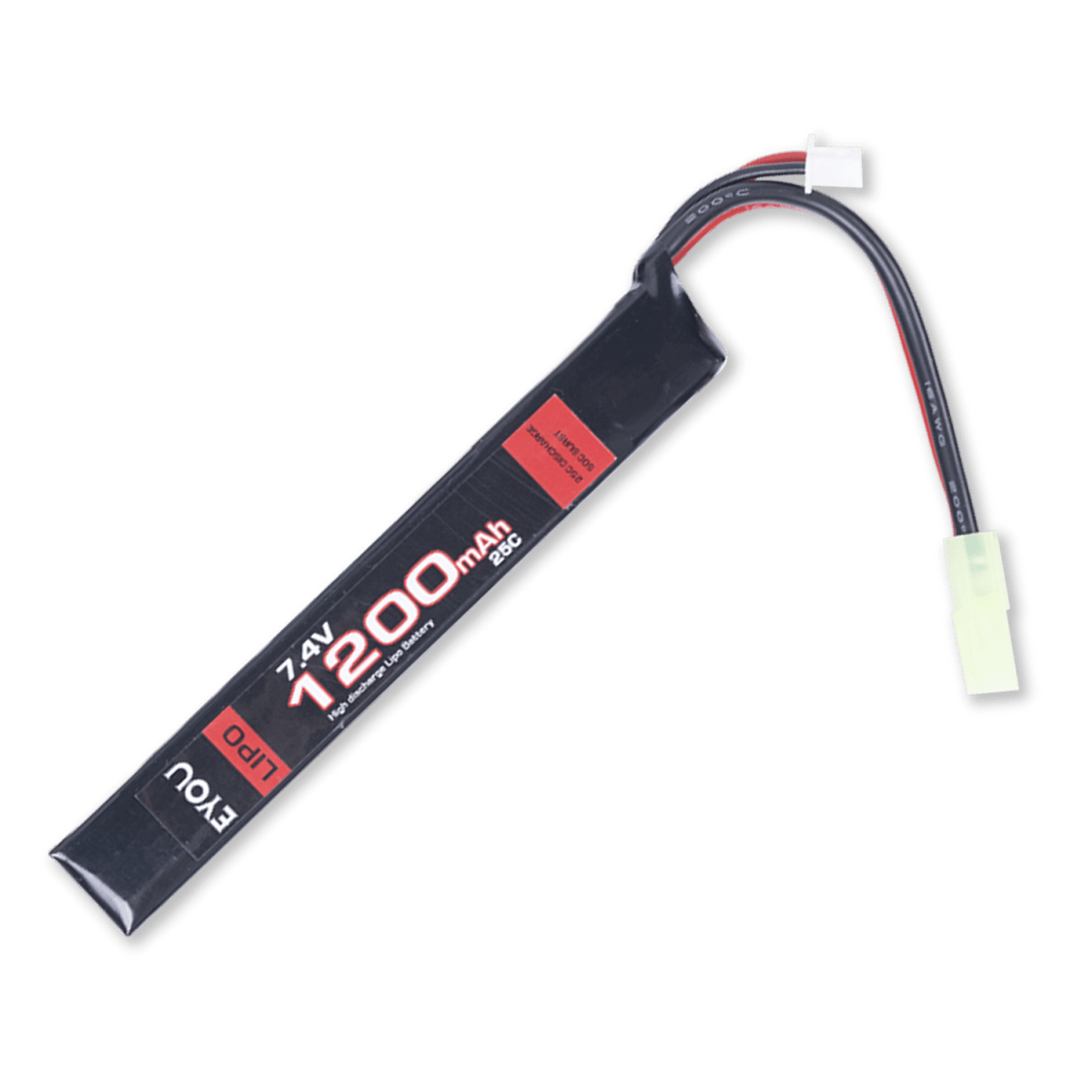 Eyou 1200 mAh 7,4 V 25 C Lipo-Akku