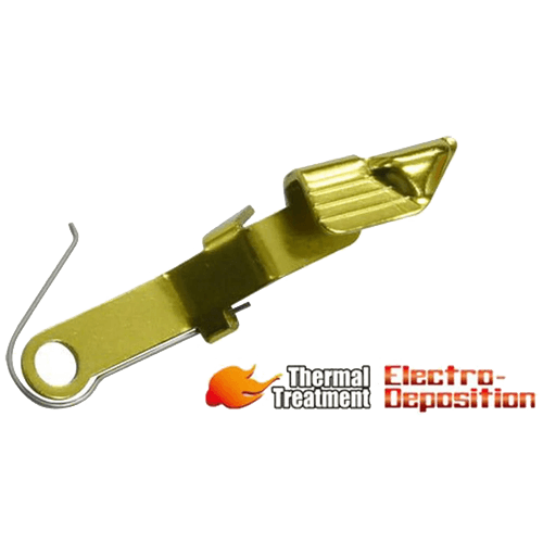 Guarder Marui G19 Gen3/4 & G17 Gen4 Stahl-Schiebezapfen (verlängert/Gold)