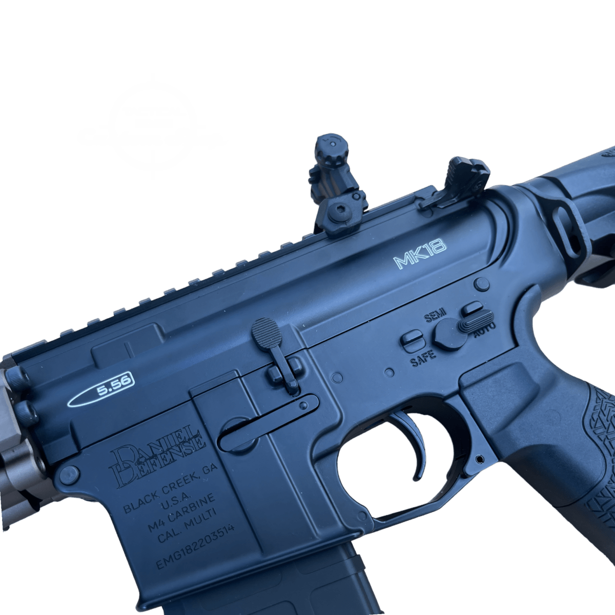 Von ICS EMG/Daniel Defense lizenziertes MK18 EBB AEG Gelsoft-Gewehr