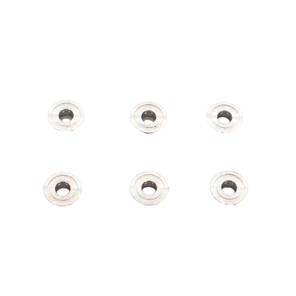 Lonex 6 mm Doppelrillen-Edelstahlbuchse (6 Stück)