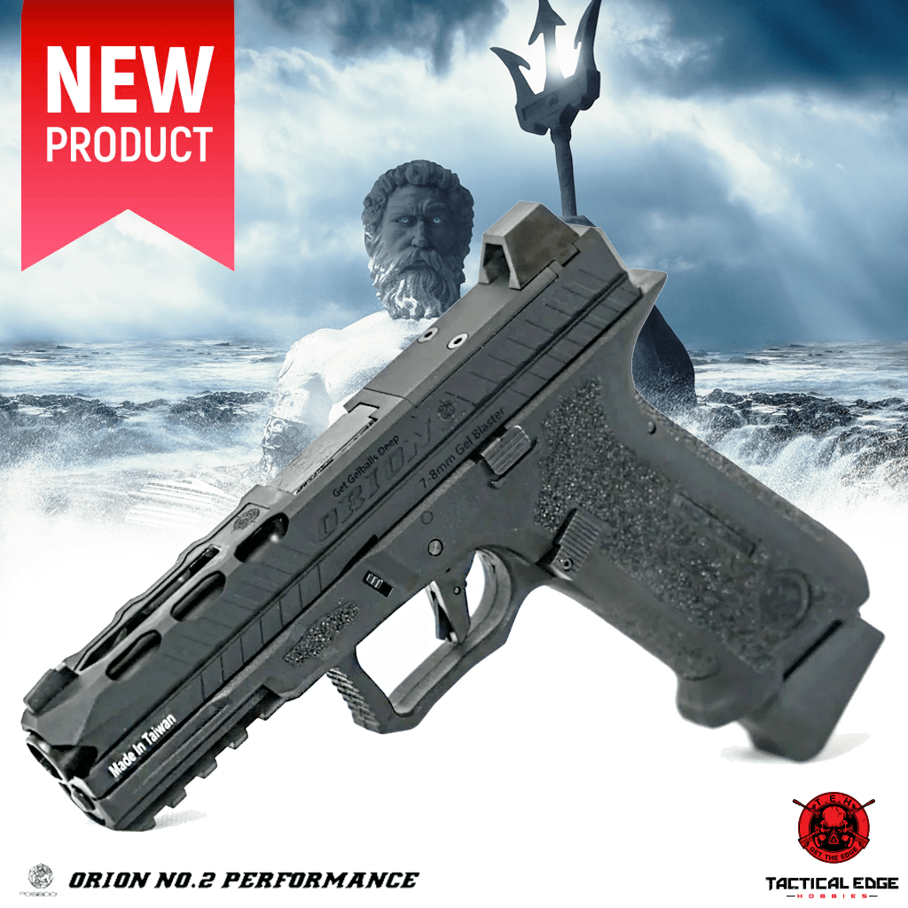Poseidon CNC Orion-II Performance GBB Gelsoft Blaster – Schwarz