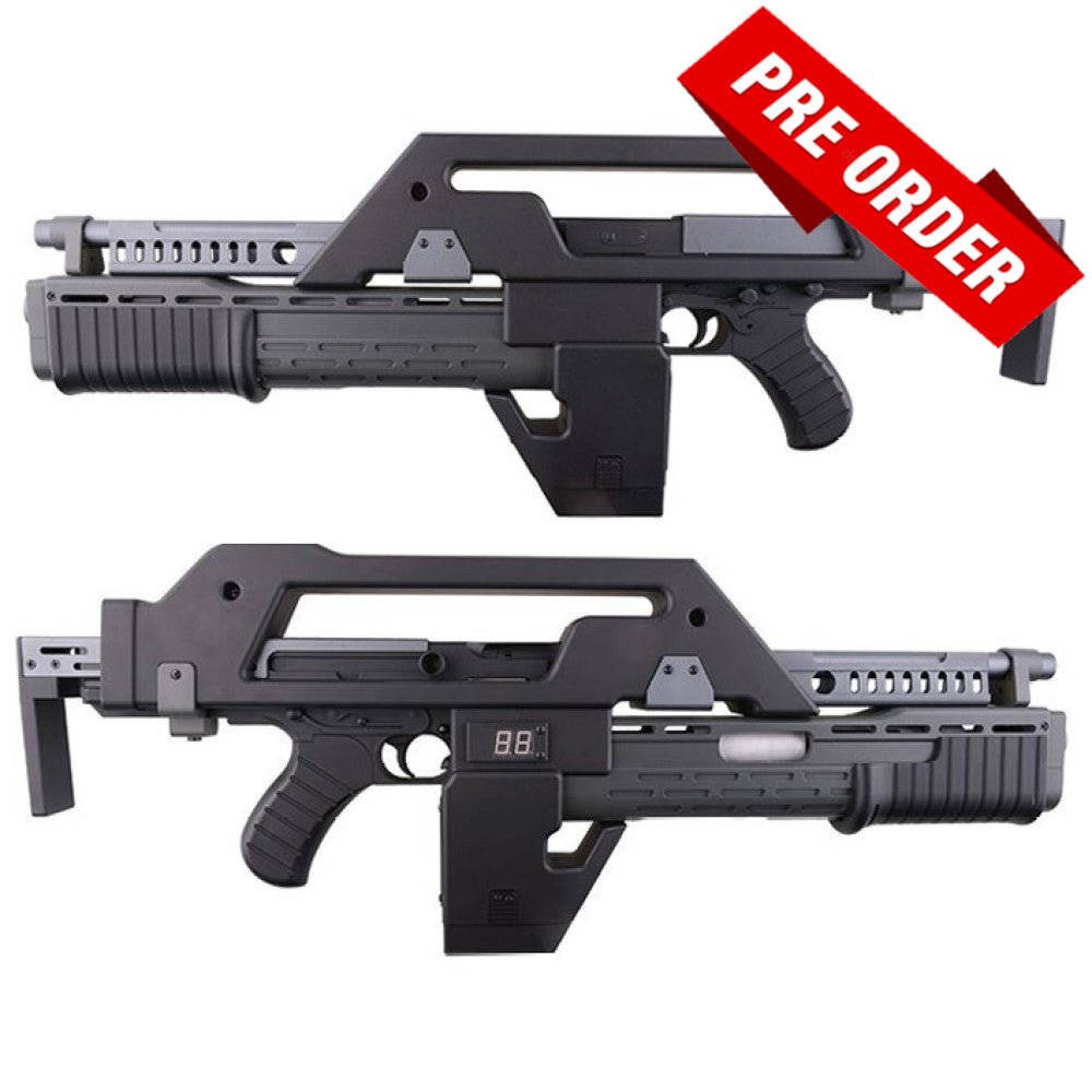 SW Aliens M41A Pulse Rifle AEG Gel Blaster – Schwarz (SW-11-BK) (VORBESTELLUNG)