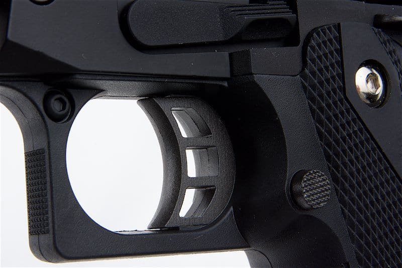 WE Galaxy Hi-Capa 5.1 Typ A GBB-Pistole – schwarzer Slide-K-Rahmen