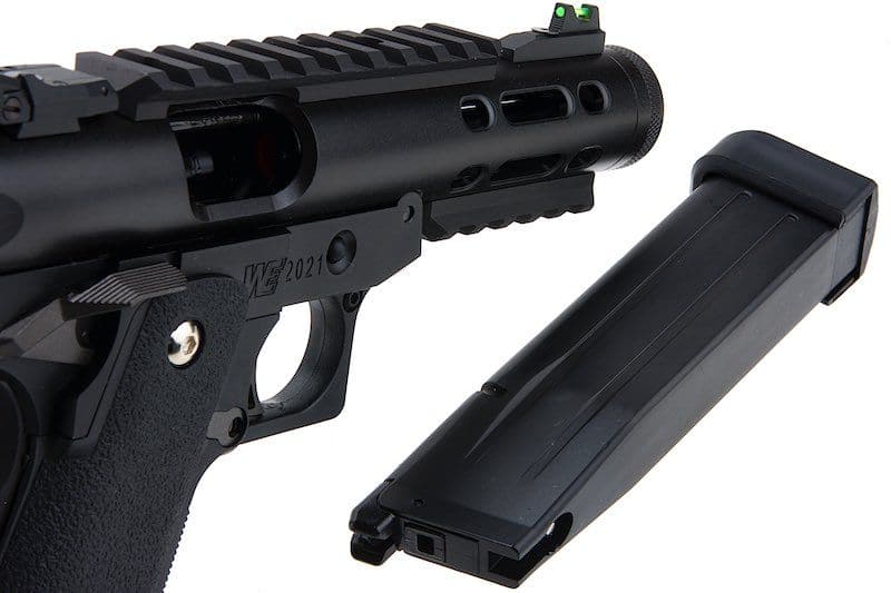 WE Galaxy Hi-Capa 5.1 Typ A GBB-Pistole – schwarzer Slide-R-Rahmen
