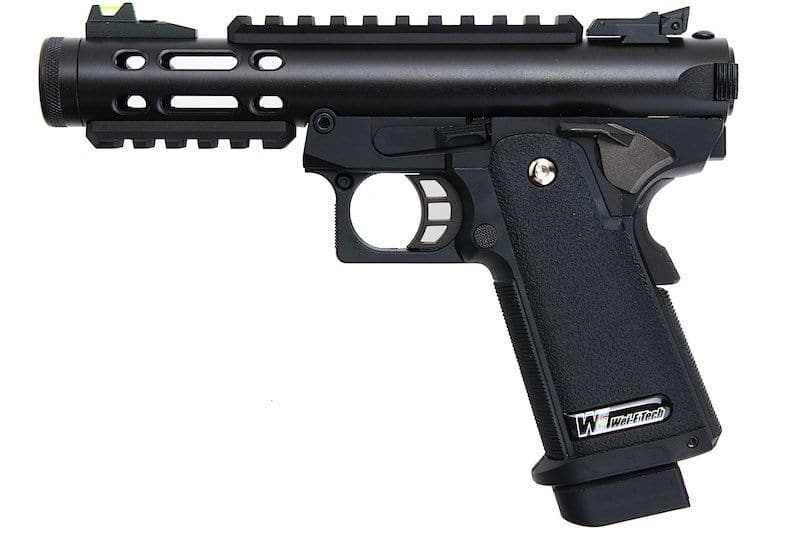 WE Galaxy Hi-Capa 5.1 Typ A GBB-Pistole – schwarzer Slide-R-Rahmen