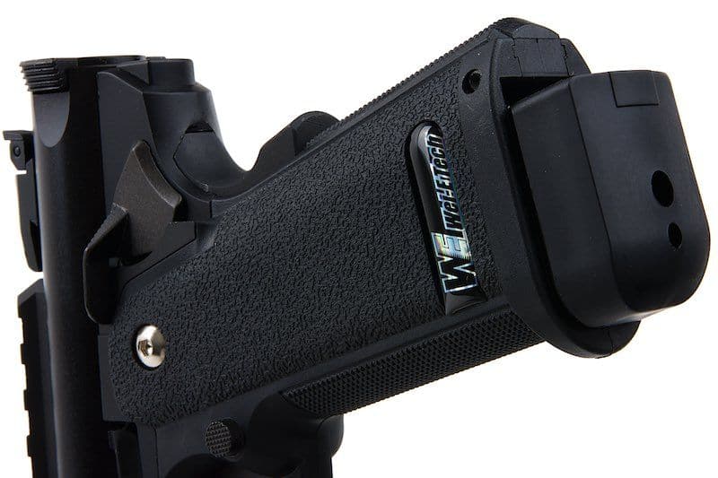 WE Galaxy Hi-Capa 5.1 Typ A GBB-Pistole – schwarzer Slide-R-Rahmen