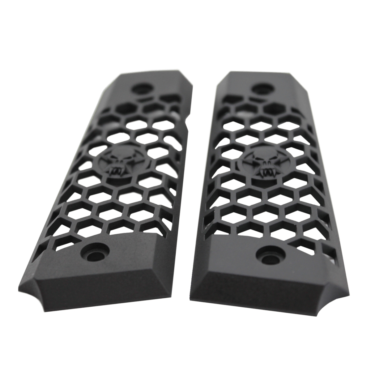 We Tech 1911 Hex Cut Grip – Schwarz