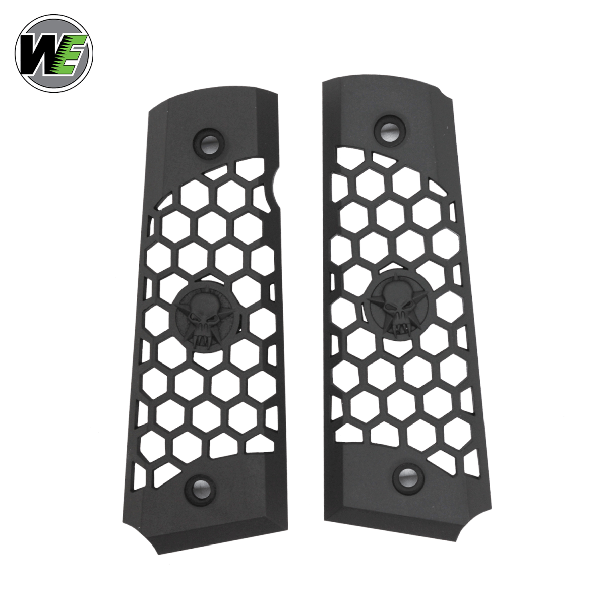 We Tech 1911 Hex Cut Grip – Schwarz